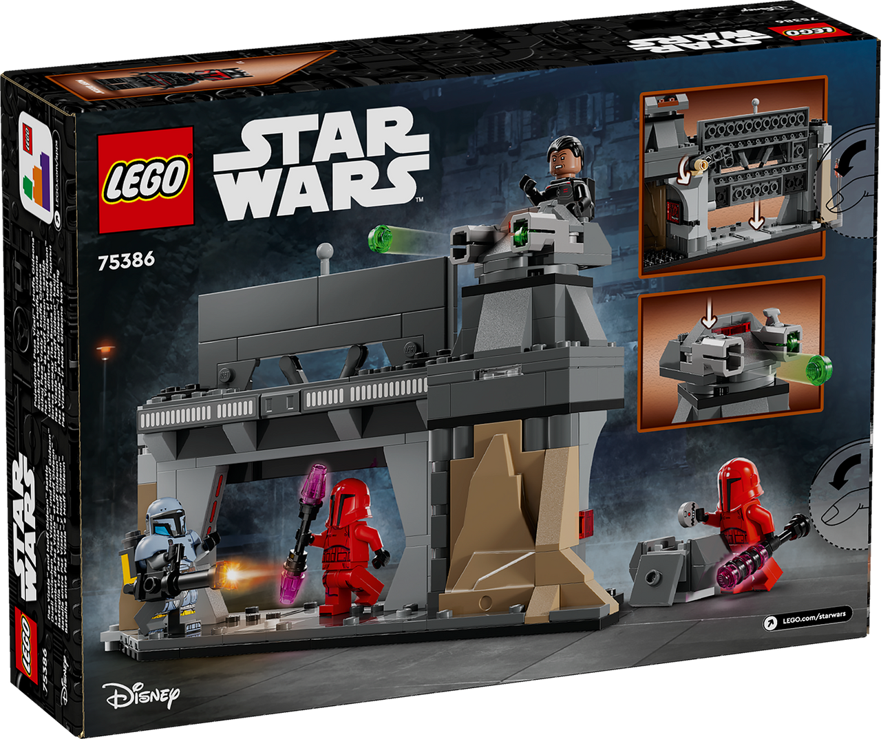 LEGO Star Wars Paz Vizsla and Moff Gideon Battle 75386