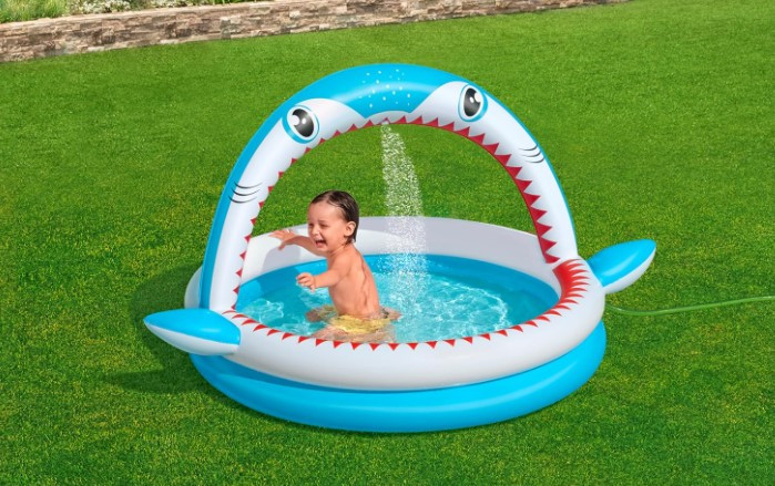 Bestway Sharktastic Sprinkler Play Pool