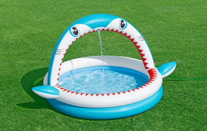 Bestway Sharktastic Sprinkler Play Pool
