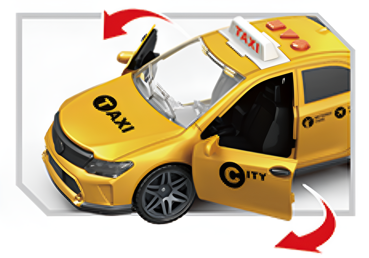 1:12 Scale City police Pick-Up Vehicle with Sound & Light