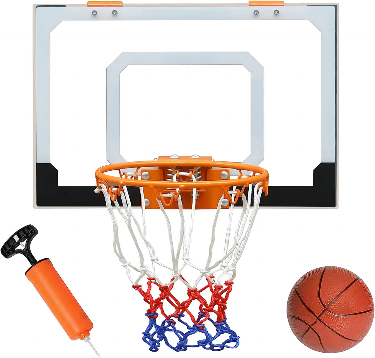 Mini Basketball Board Hoop with Ball & Pump