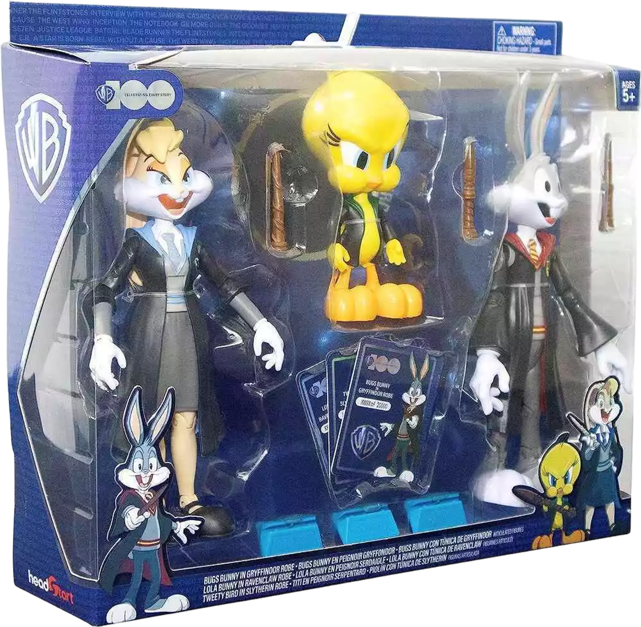Looney Tunes X HP Bugs Bunny, Lola, Tweety Bird In Harry Potter Outfit 3-Pack Looney Tunes X HP Bugs Bunny, Lola, Tweety Bird In Harry Potter Outfit 3-Pack