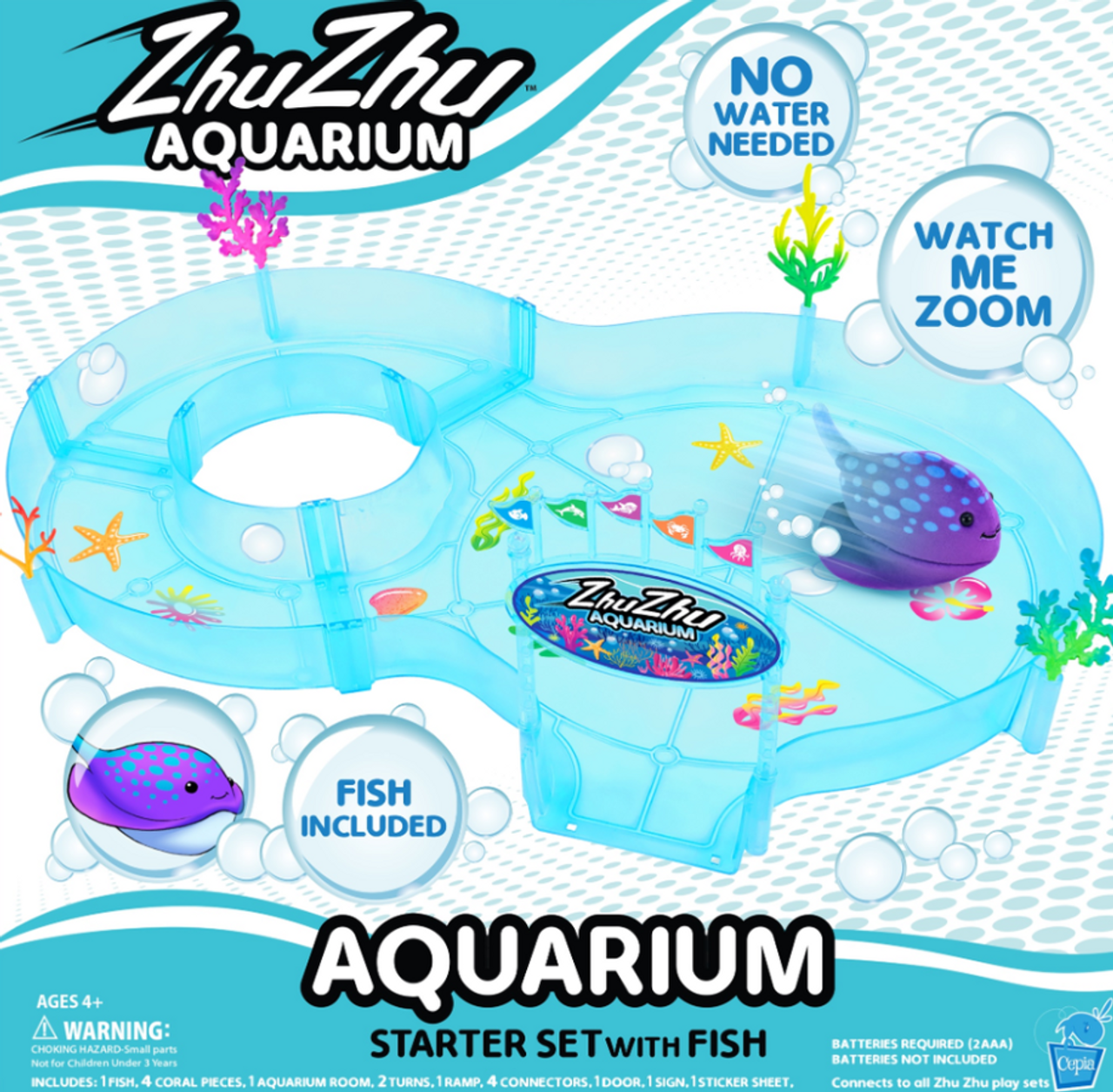 Zhu Zhu Aquarium Starter Set & Fish Zhu Zhu Aquarium Starter Set & Fish