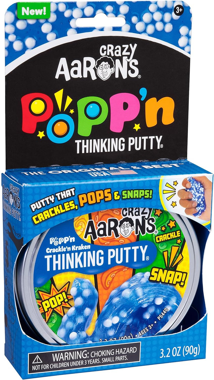 Crazy Aaron's Crackle'n Kracken Popp'n Thinking Putty Crazy Aaron's Crackle'n Kracken Popp'n Thinking Putty