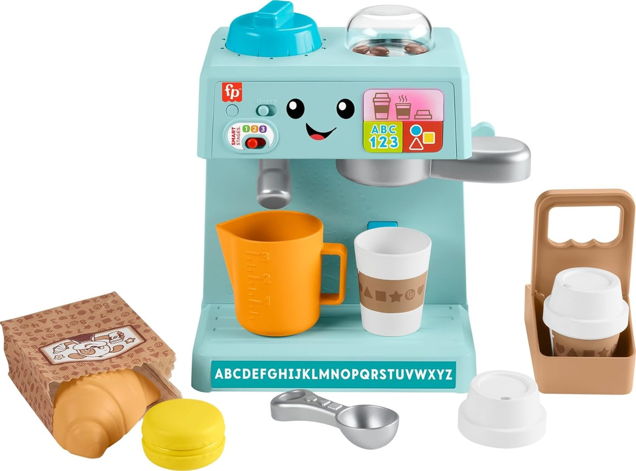 Fisher-Price Laugh & Learn Learn & Serve Coffee Café Toddler Electronic Toy