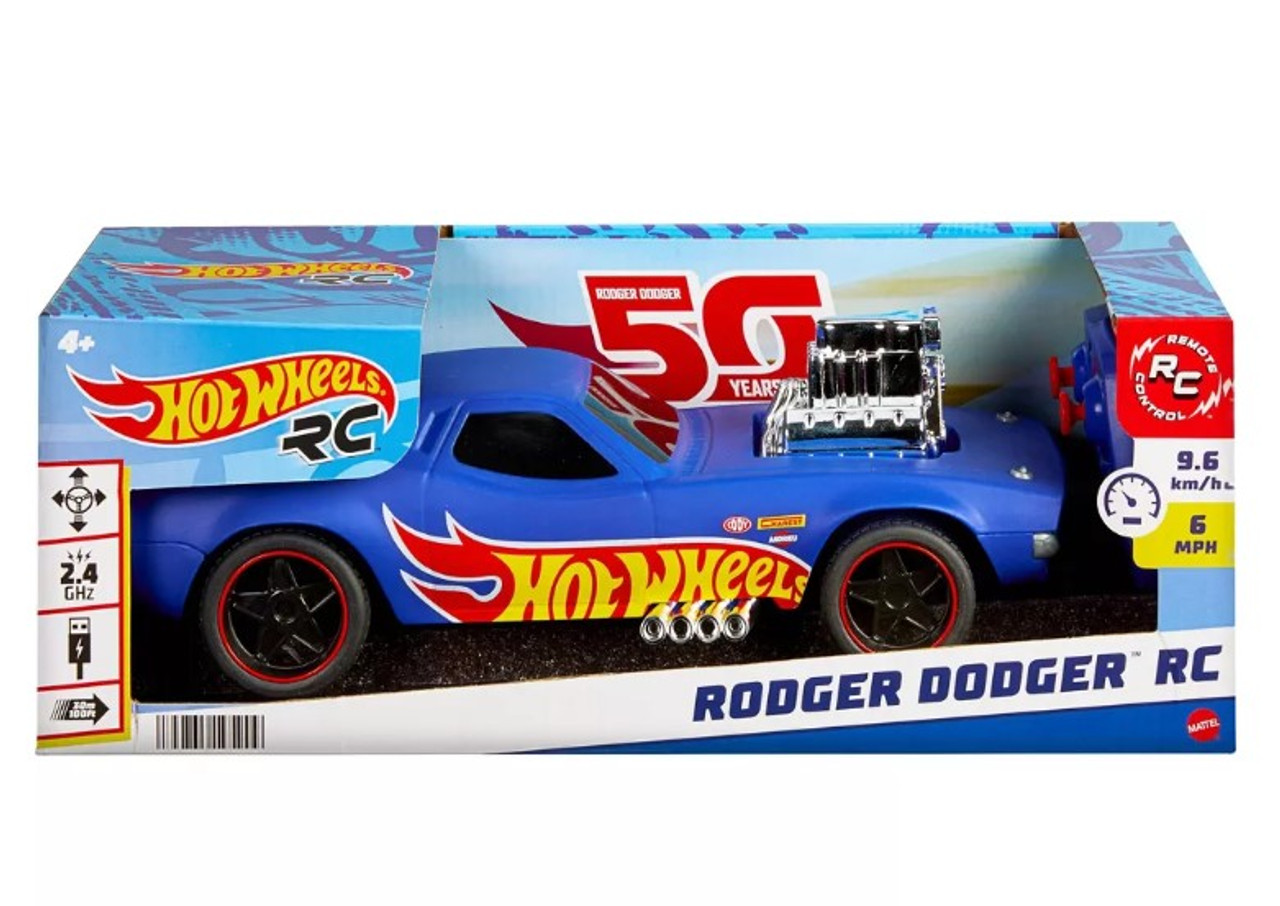 Hot Wheels 1:16 Scale RC Rodger Dodger Hot Wheels 1:16 Scale RC Rodger Dodger