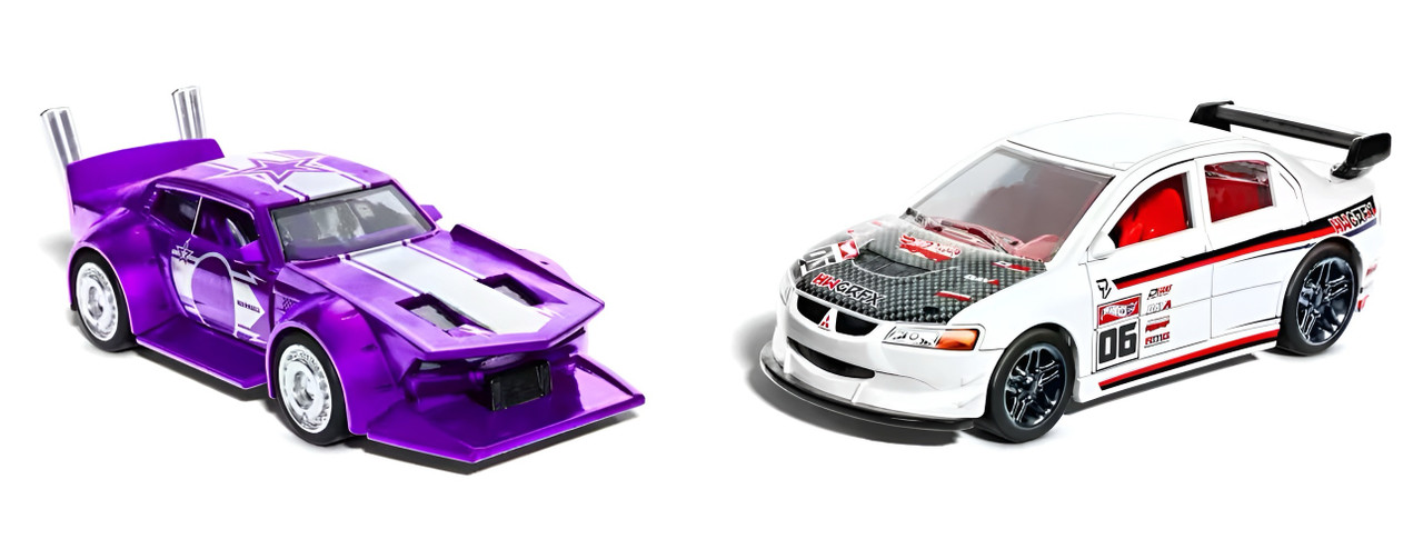 Hot Wheels 1:43 Scale Pull-Back Speeders 2 Pack