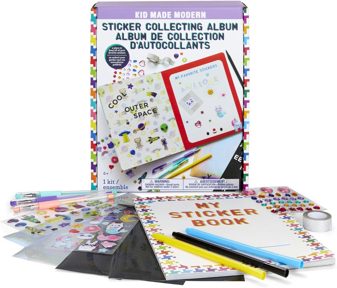 Kid Made Modern Sticker Collecting Album Kid Made Modern Sticker Collecting Album