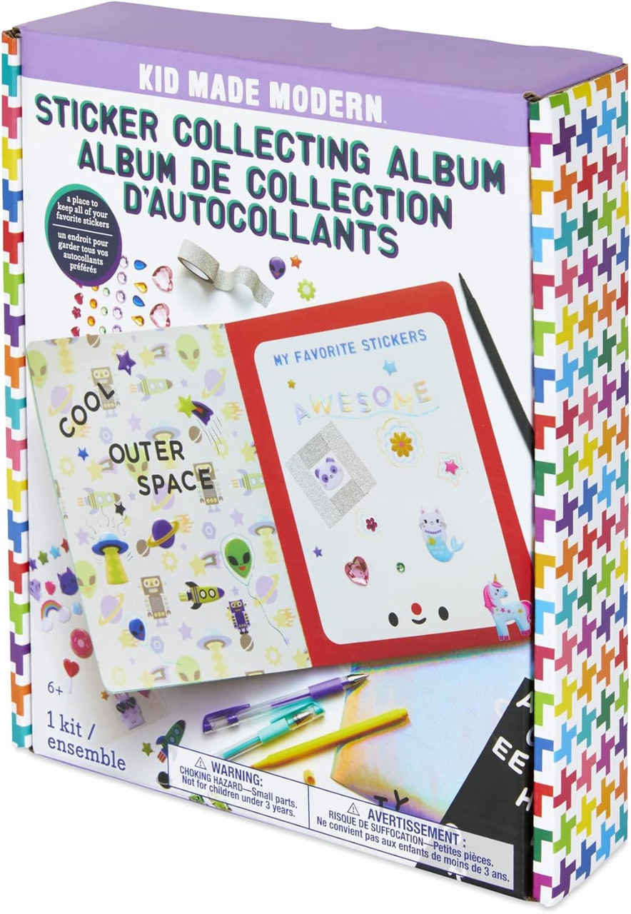Kid Made Modern Sticker Collecting Album Kid Made Modern Sticker Collecting Album