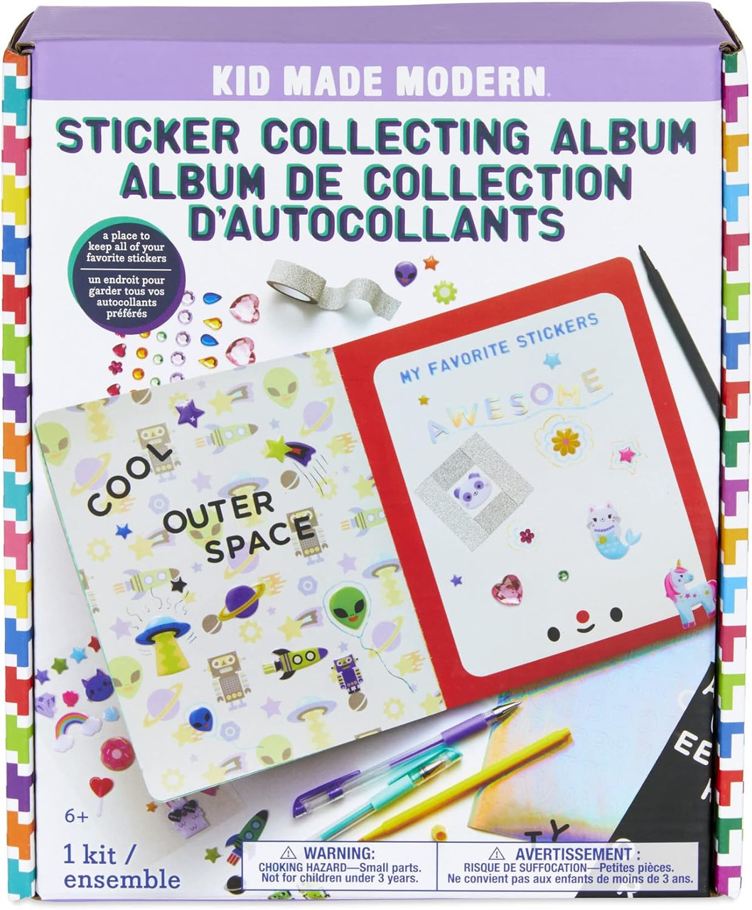 Kid Made Modern Sticker Collecting Album Kid Made Modern Sticker Collecting Album