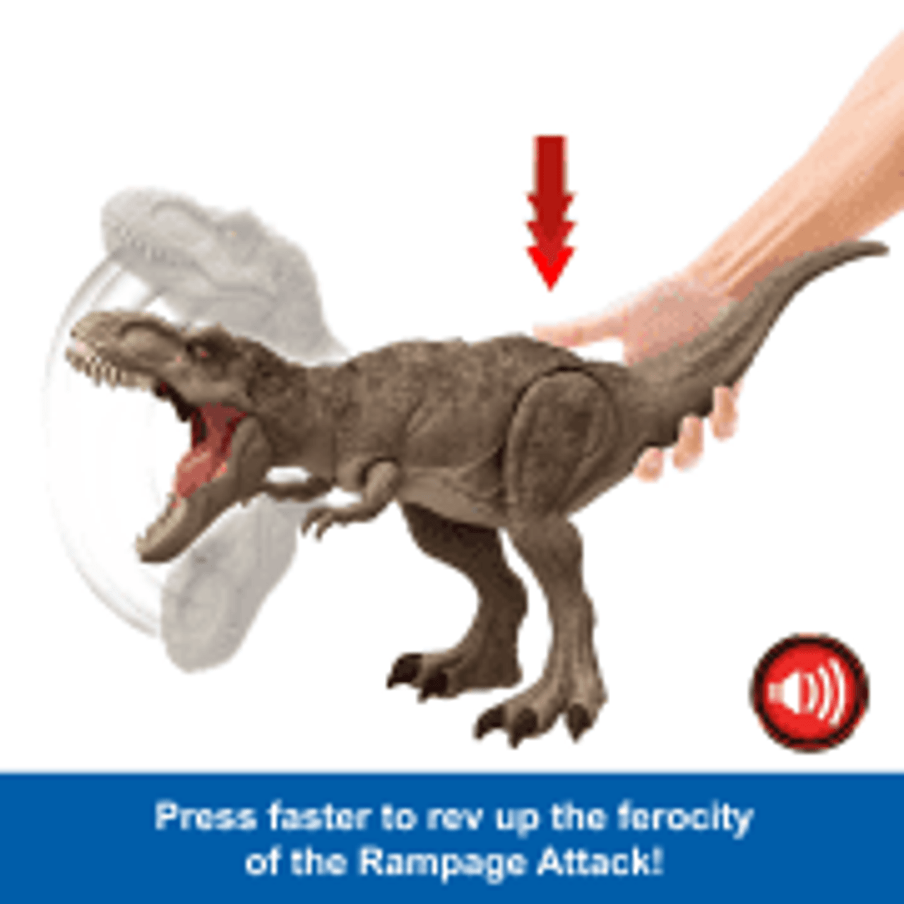 Jurassic World All-Out Attack Tyrannosaurus Rex Dinosaur Jurassic World All-Out Attack Tyrannosaurus Rex Dinosaur