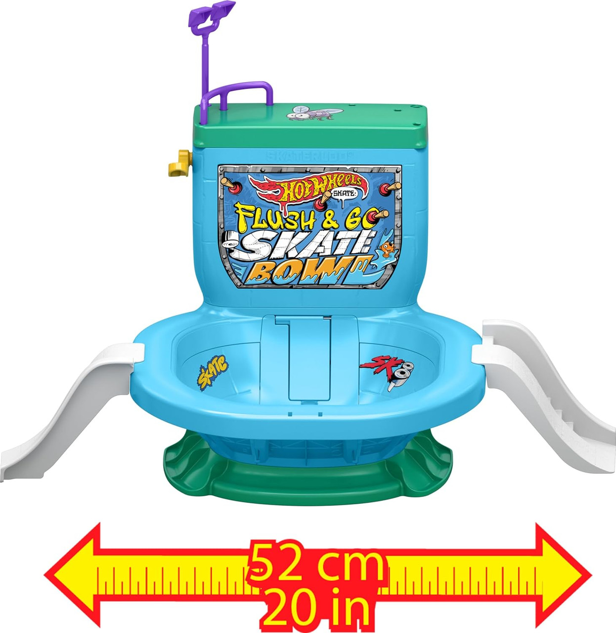 Hot Wheels Flush & Go Skate Bowl Set Hot Wheels Flush & Go Skate Bowl Set