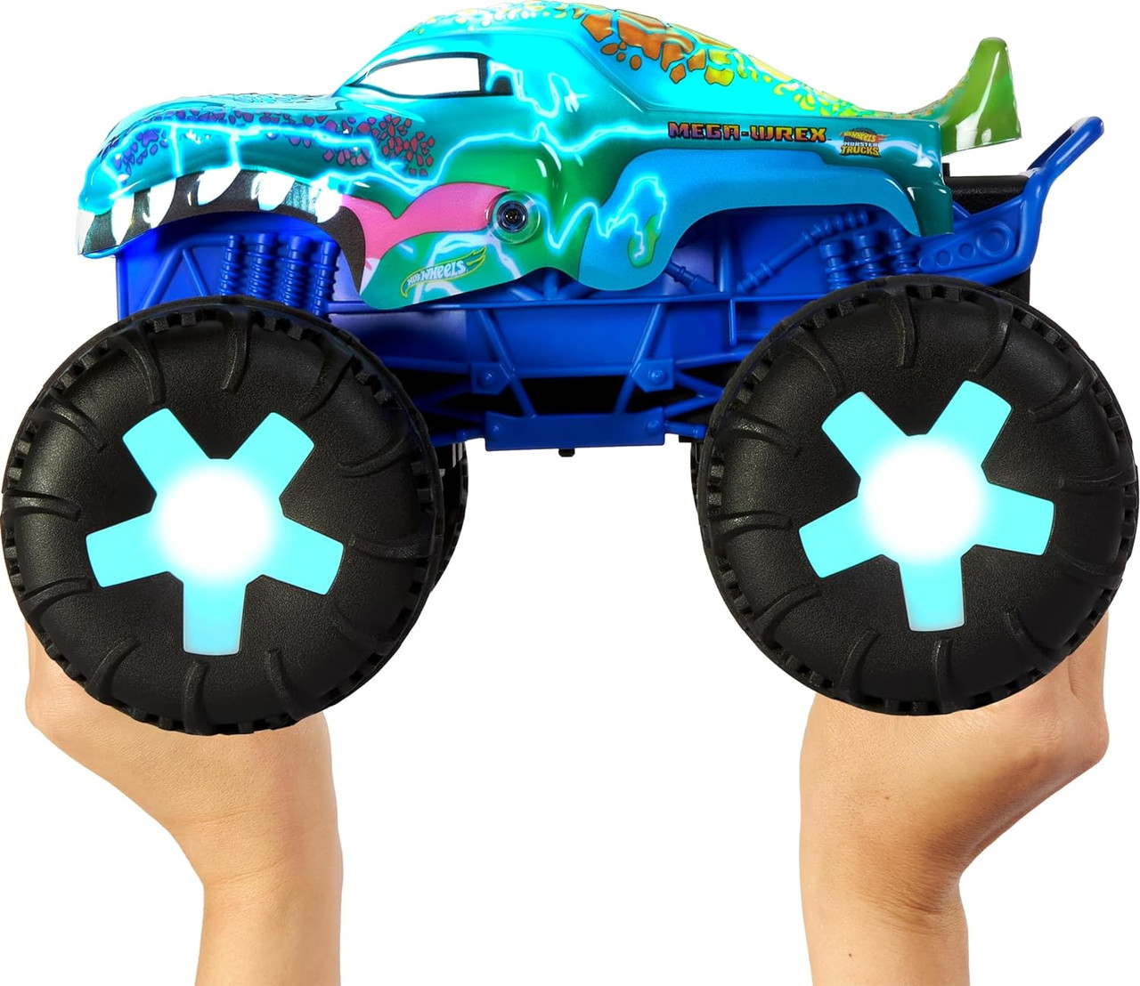 Hot Wheels Monster Trucks 1:15 Scale MEGA-Wrex Alive Remote-Control Vehicle Hot Wheels Monster Trucks 1:15 Scale MEGA-Wrex Alive Remote-Control Vehicle