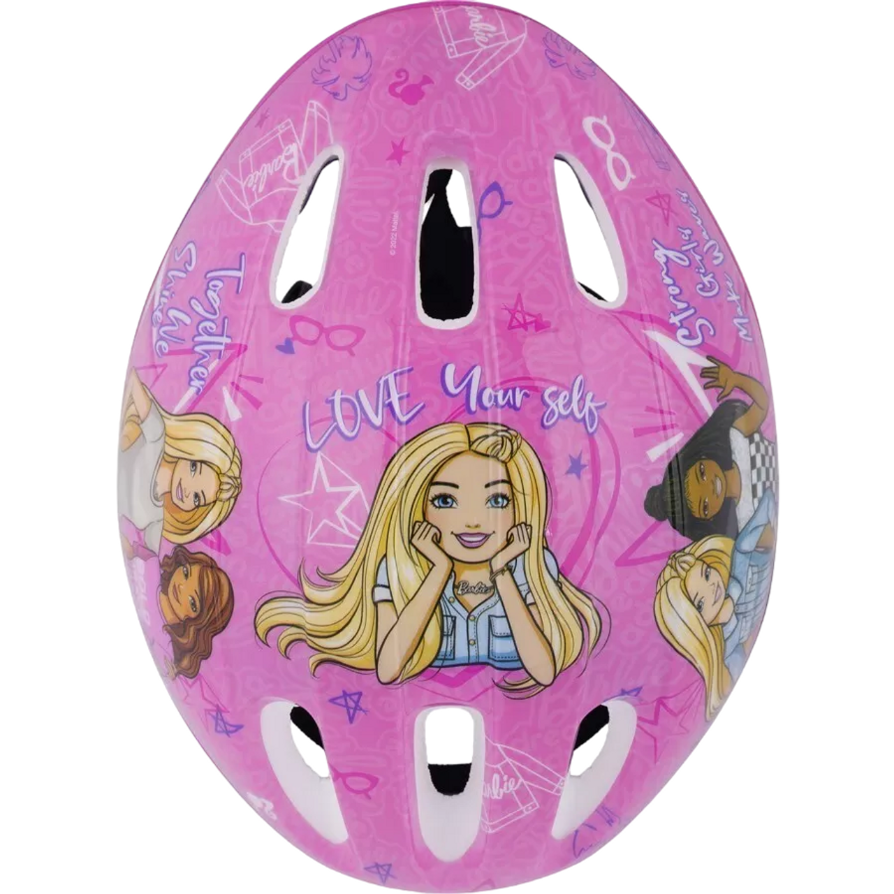 Licensed  Barbie Helmet for Kids Adjustable Fit 54-58 cm