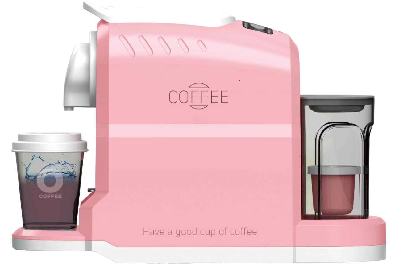 Home Appliance Coffee Machine with Lights & Sound - Pink