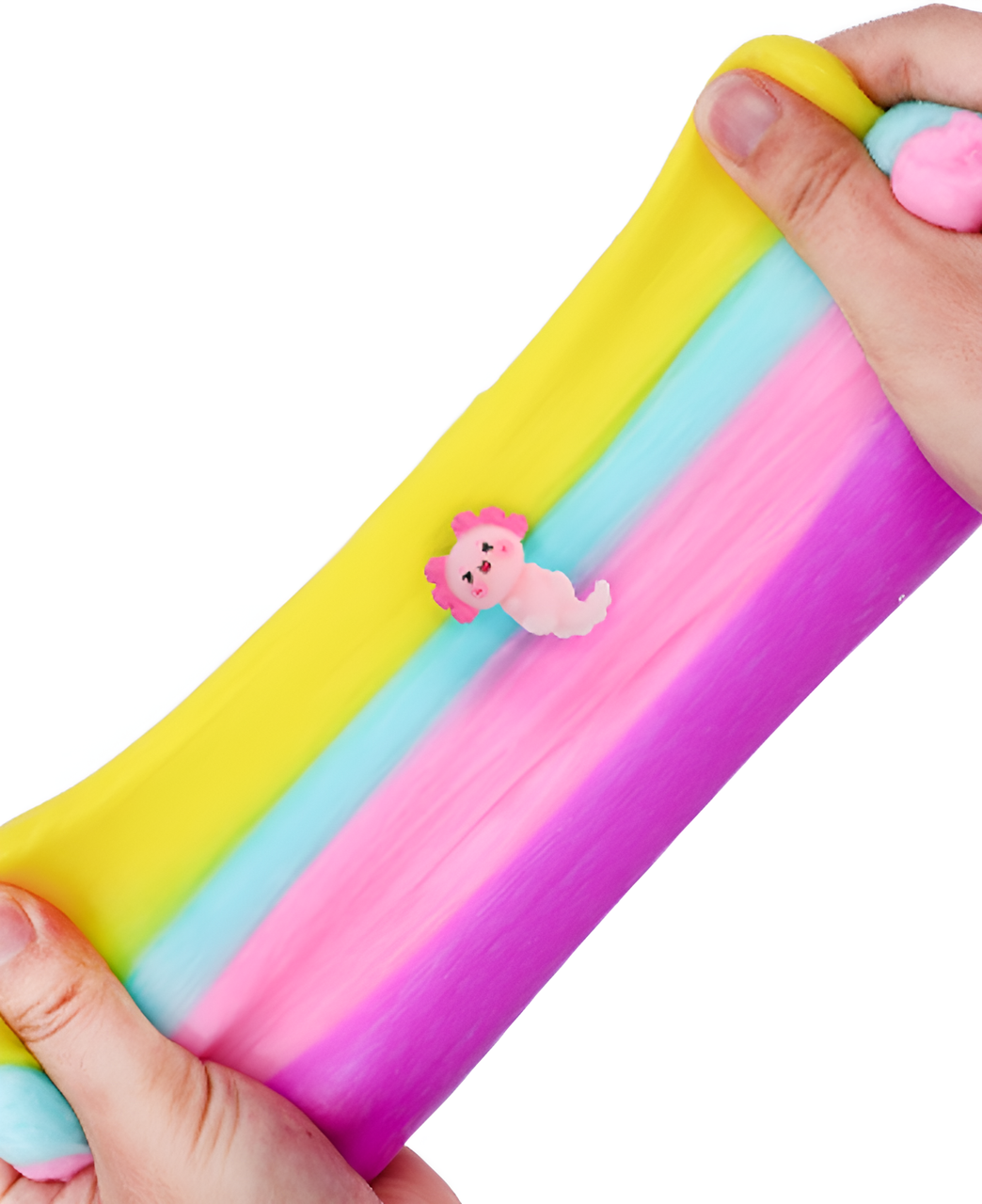 Axolotl Fluffy Putty Slime