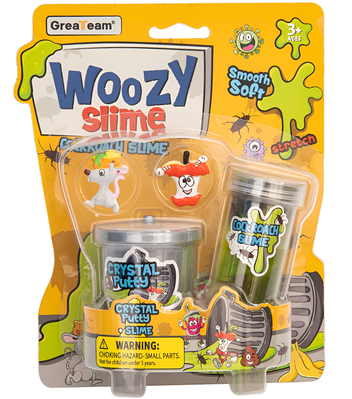 Woozy Slime with Artificial Cockroach