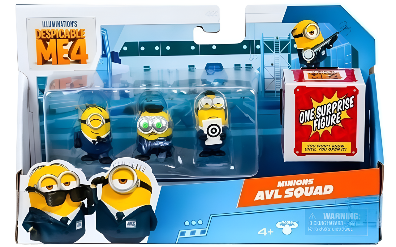 Despicable Me 4 Mini Mayhem 4 Pack