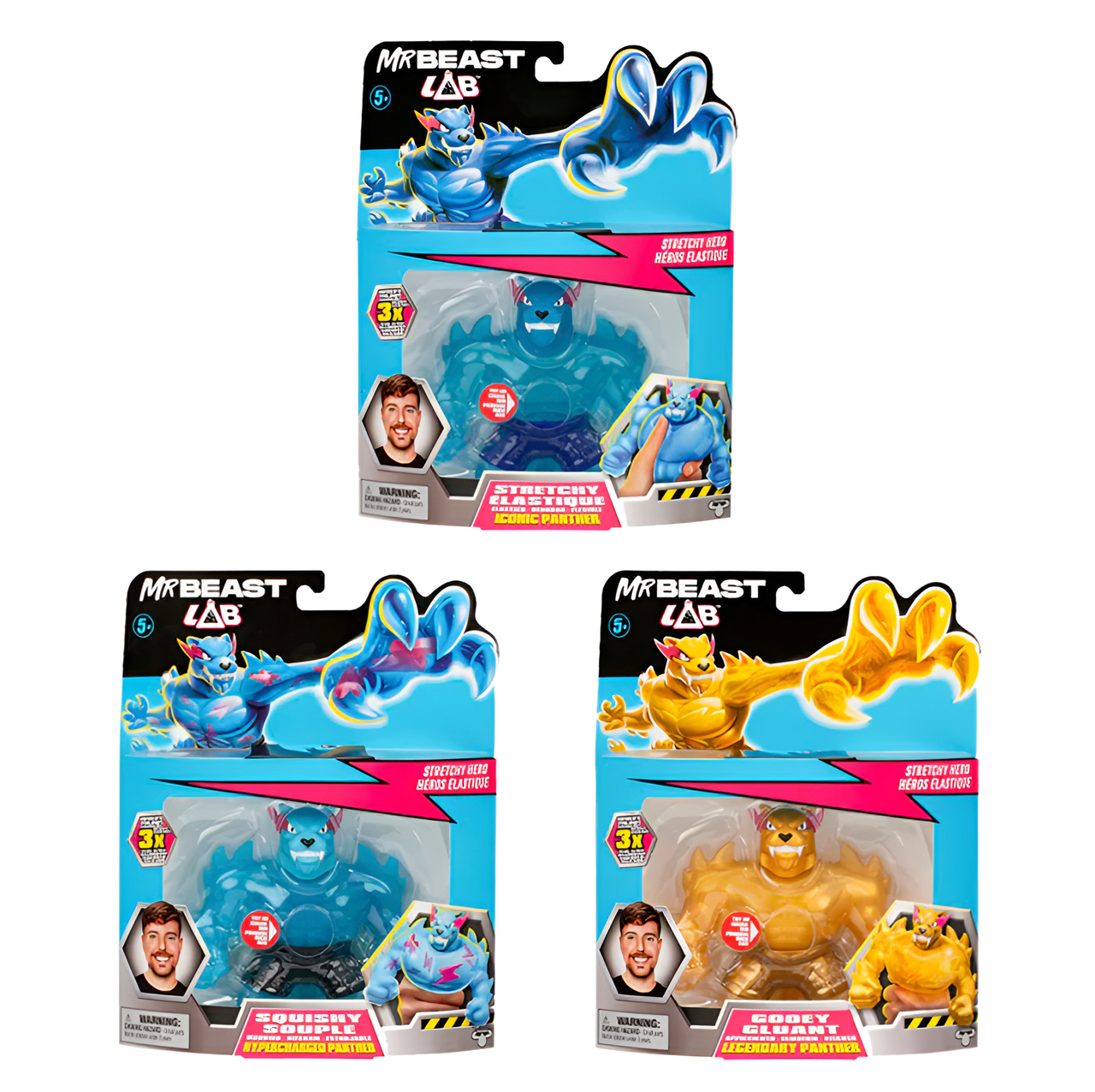 Mr Beast Lab Stretchy Hero Pack