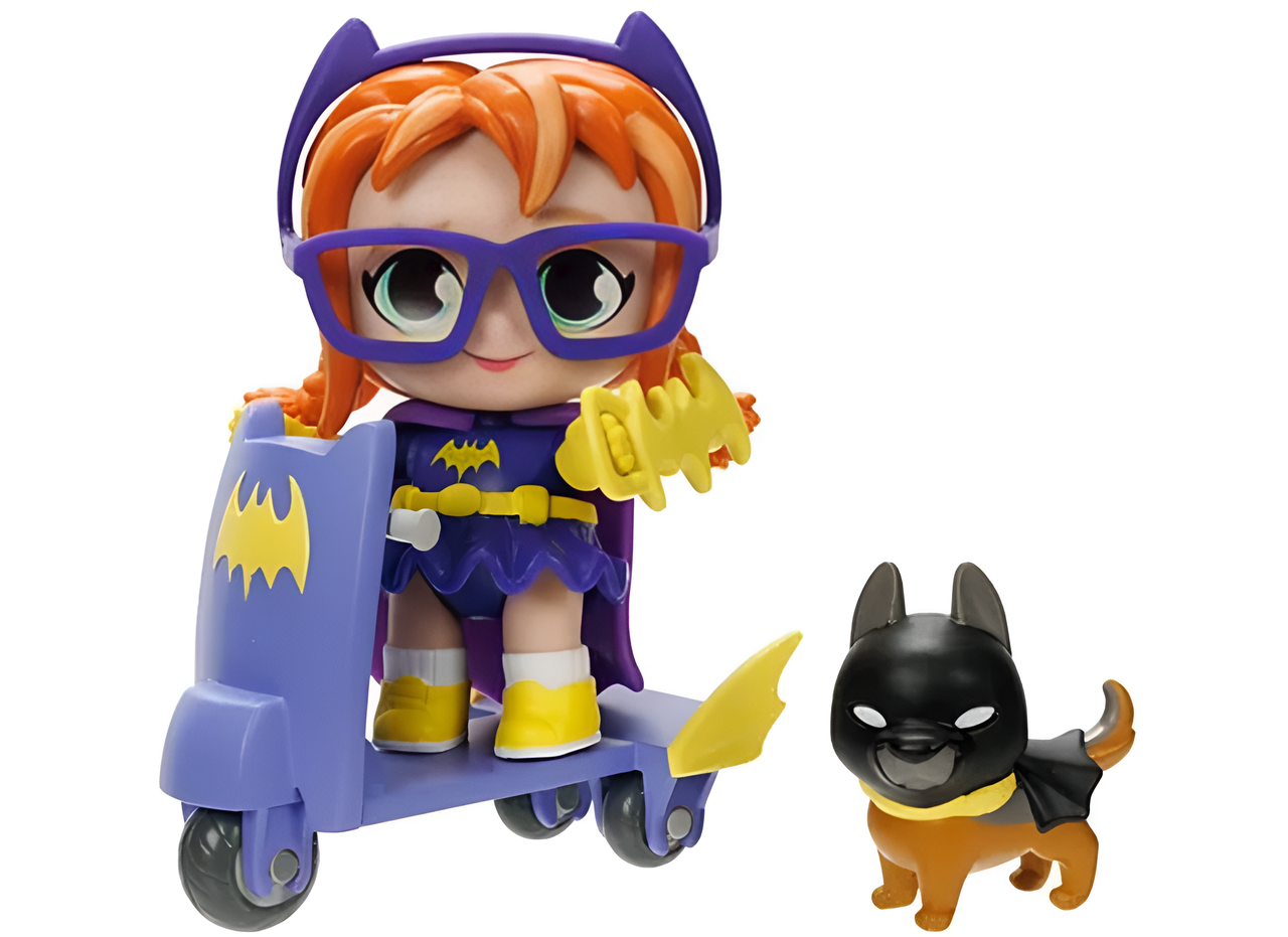 DC Super Hero Girls Mini Doll 3" Batgirl with Scooter & Pet Playset DC Super Hero Girls Mini Doll 3" Batgirl with Scooter & Pet Playset