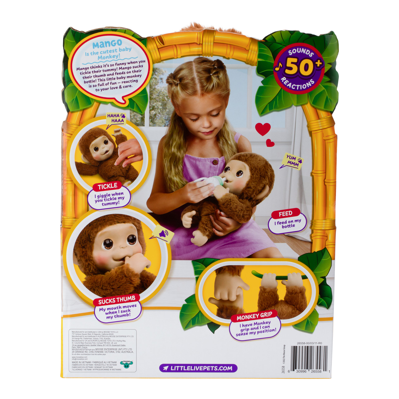 Little Live Pets My Baby Monkey Plush Single Pack Little Live Pets My Baby Monkey Plush Single Pack