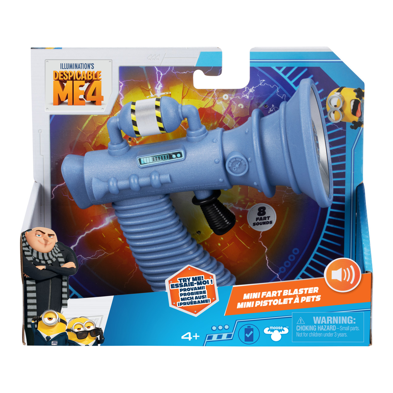 Minions Despicable Me 4 SFX Mini Fart Blaster Minions Despicable Me 4 SFX Mini Fart Blaster