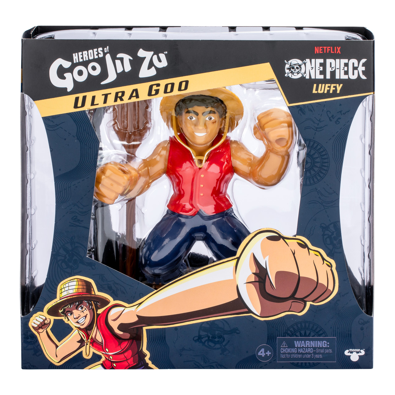 Heroes Of Goo Jit Zu: Ultra Goo Hero Pack Luffy Mini Stretchy Heroes Of Goo Jit Zu: Ultra Goo Hero Pack Luffy Mini Stretchy