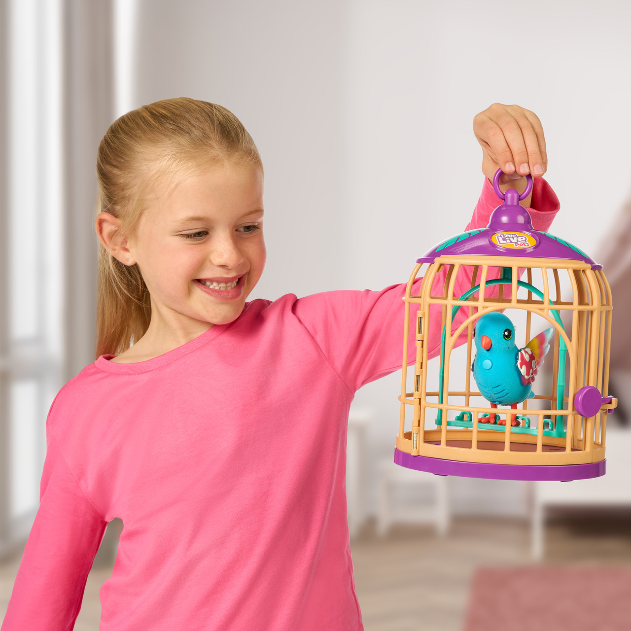 Little Live Pets Lil' Bird & Cage - Jungle Series Pango