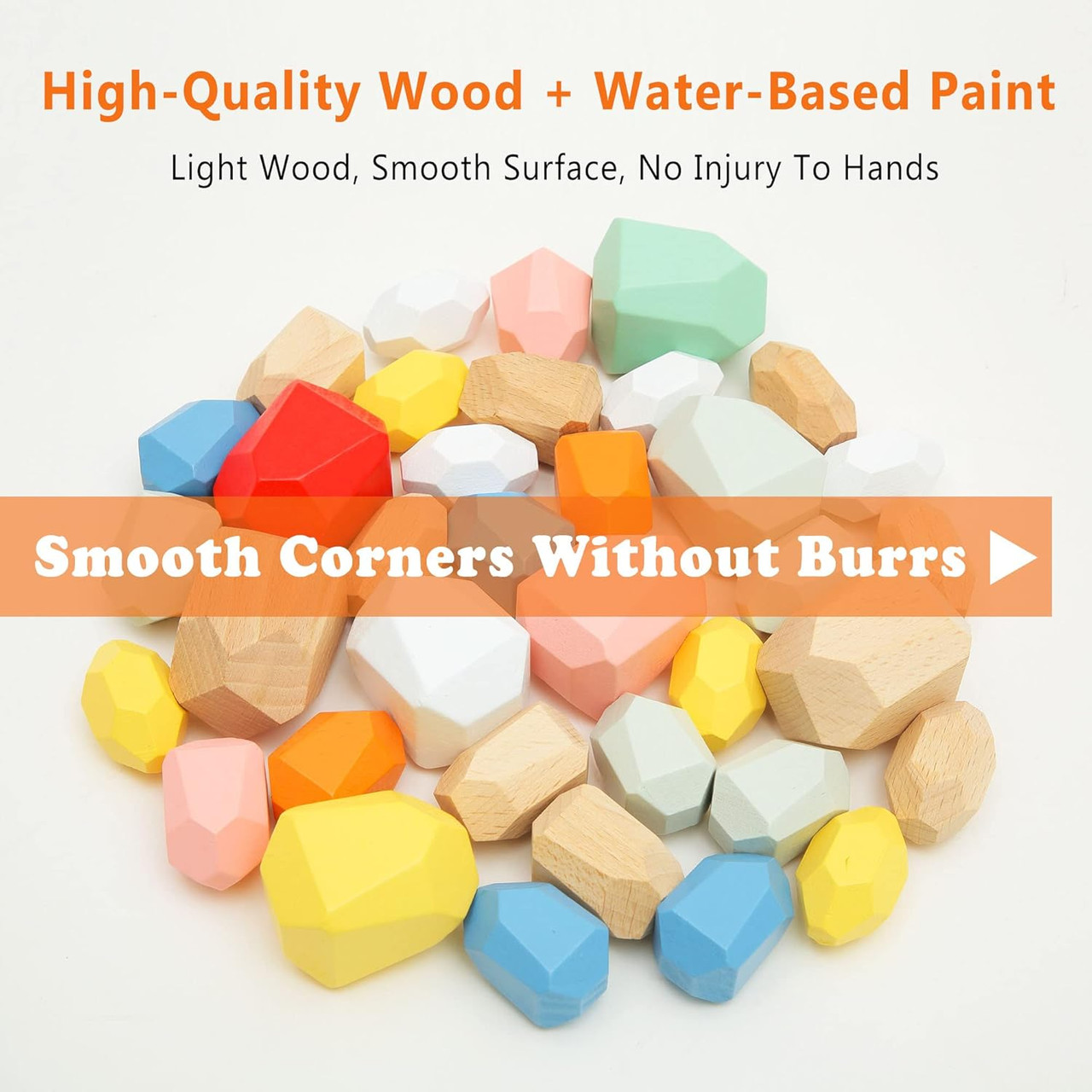 Wonder Co Grow Stacking Rocks 36pcs