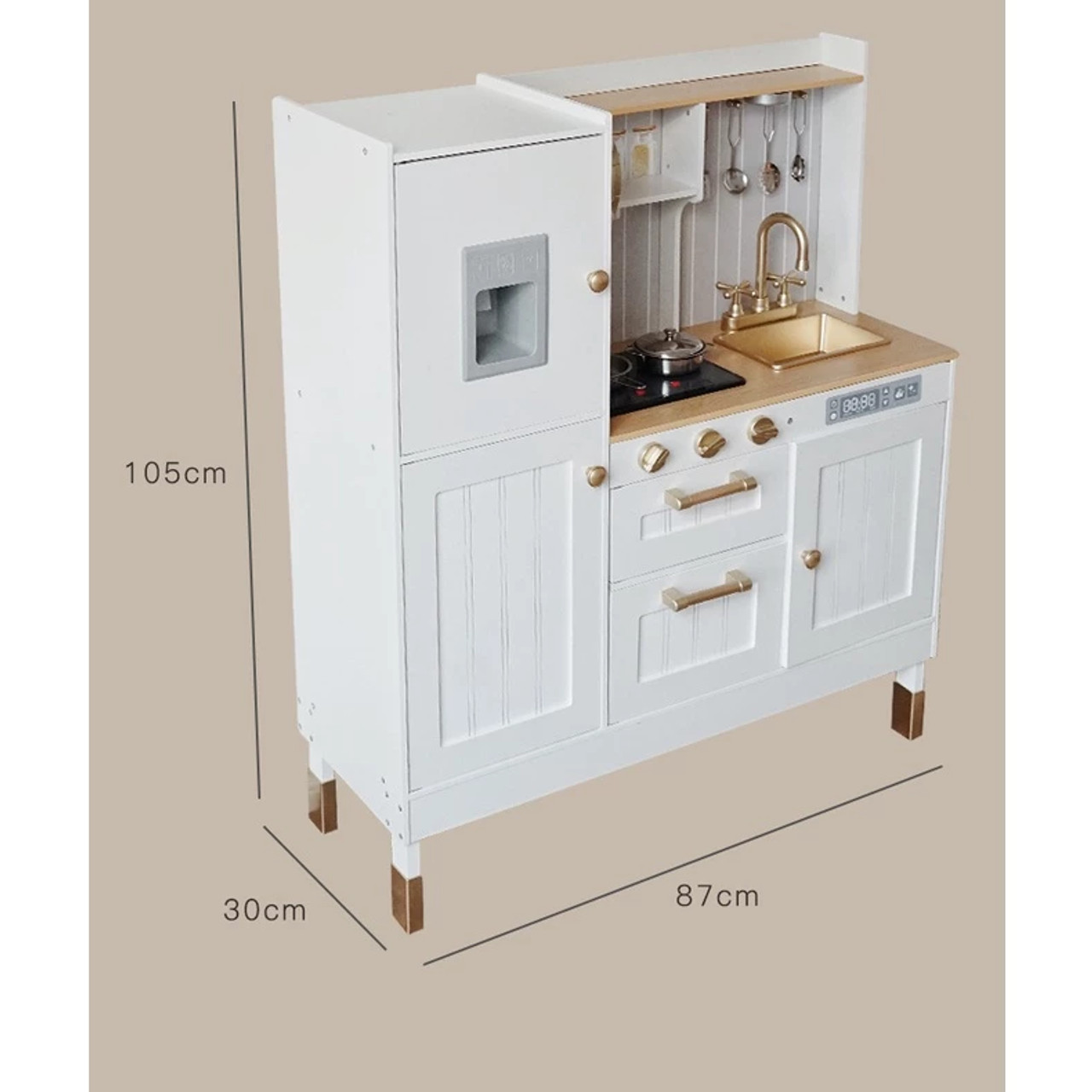 Wonder Co Home White & Gold Classic Kitchen