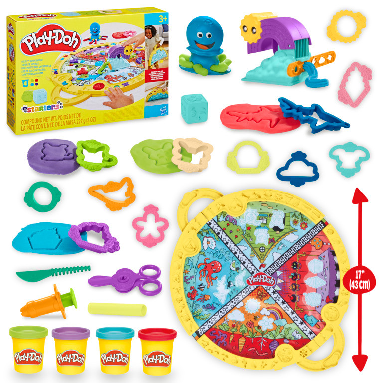 Play-Doh Fold & Go Playmat Starter Set