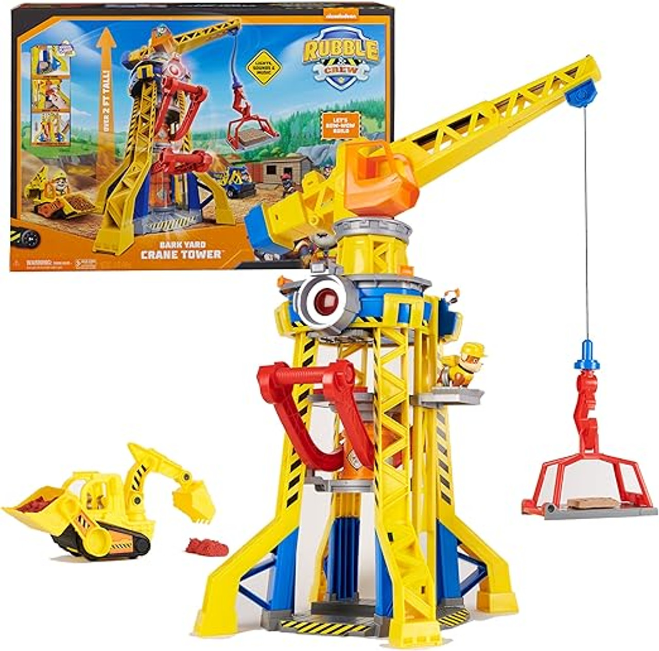 Paw Patrol Rubble Bark Yard Crane Tower Set