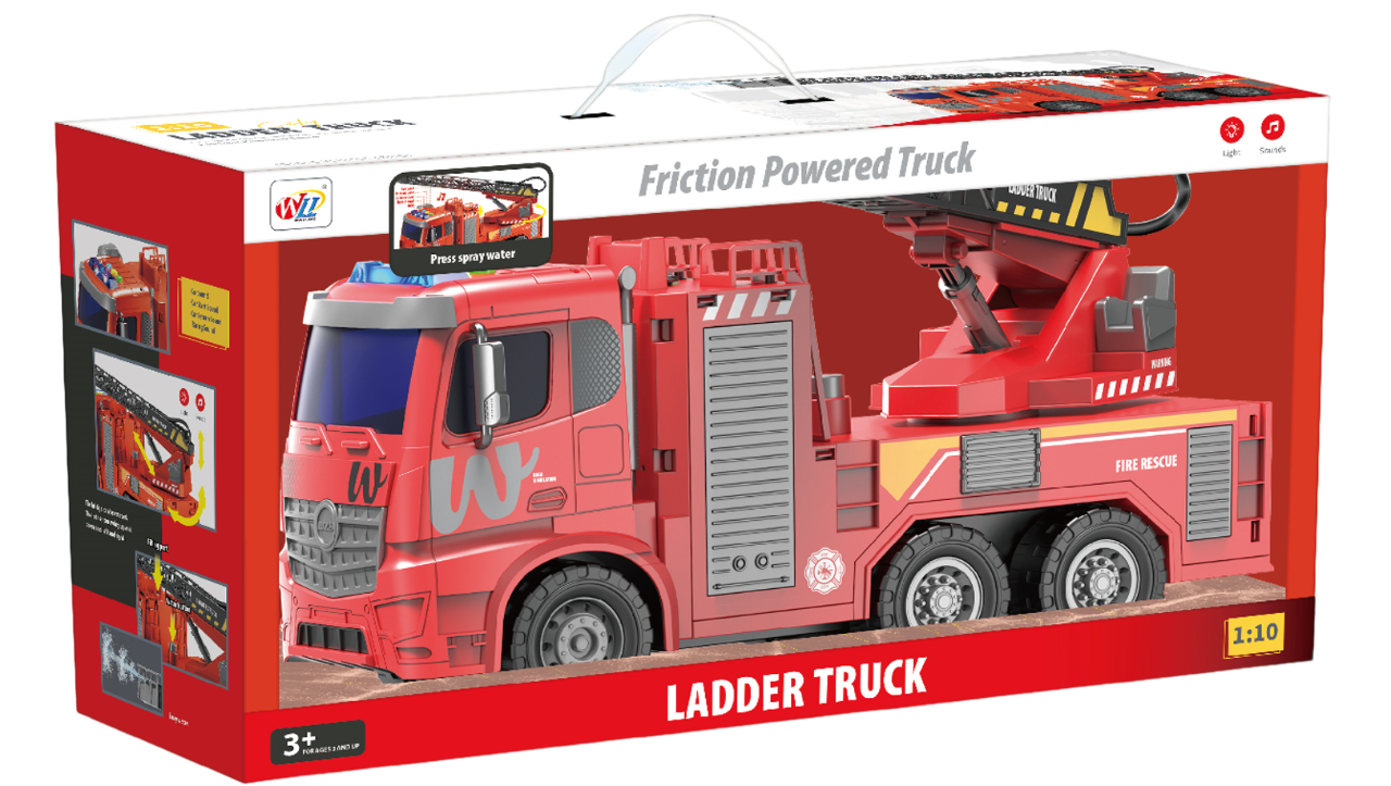 Hero Rides Giant Fire Truck 1:10 Scale