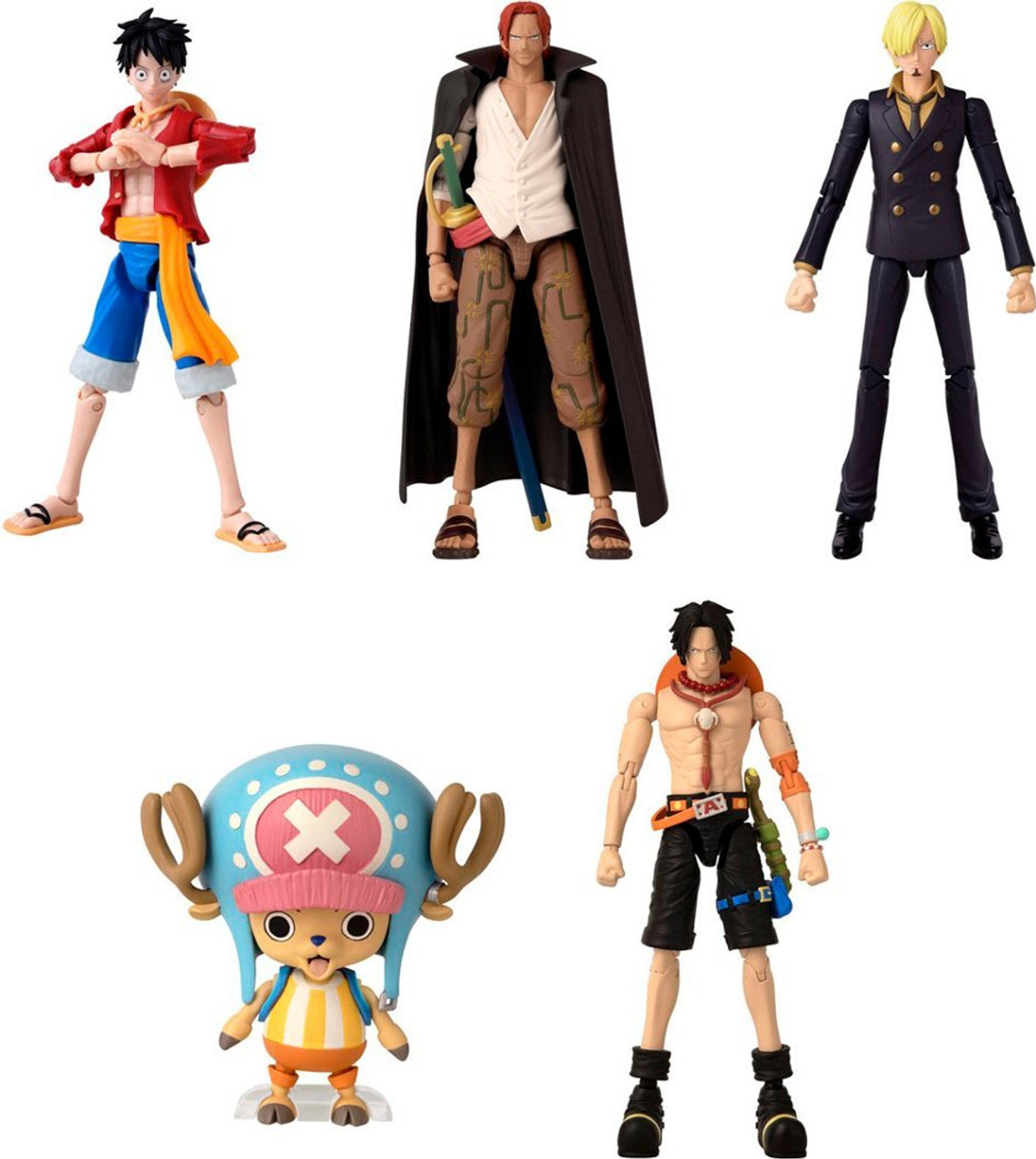 Bandai One Piece Anime Heroes Figures 6.5"