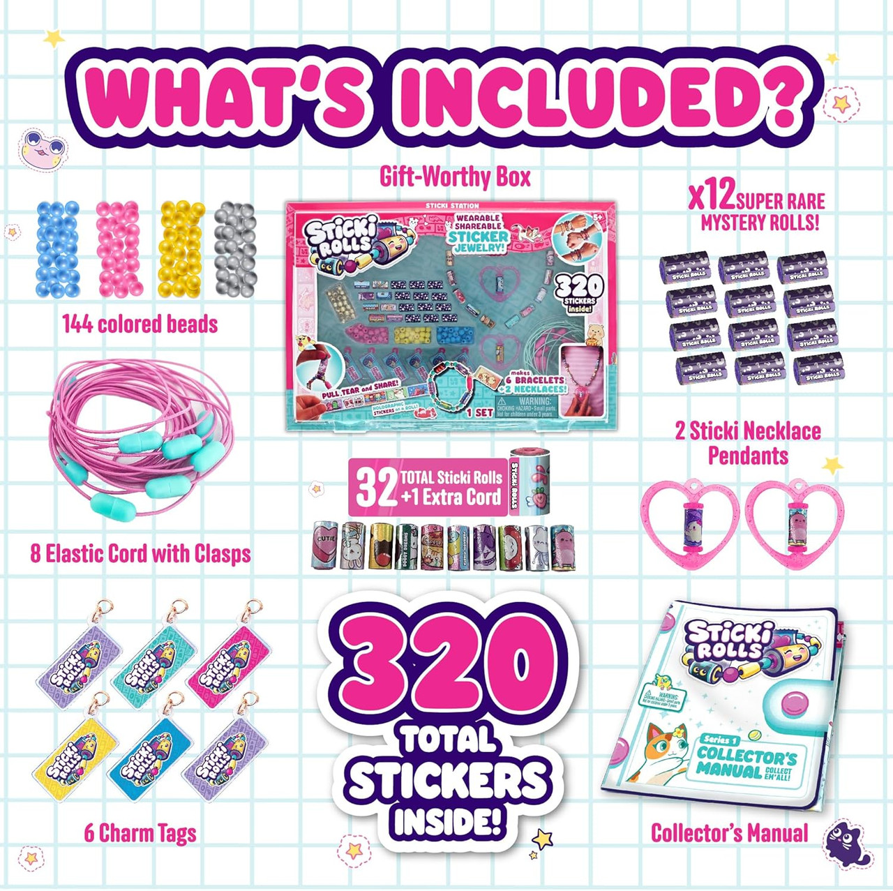 Sticki Rolls Sticki Station - Ultimate DIY Sticker Jewelry Kit Sticki Rolls Sticki Station - Ultimate DIY Sticker Jewelry Kit