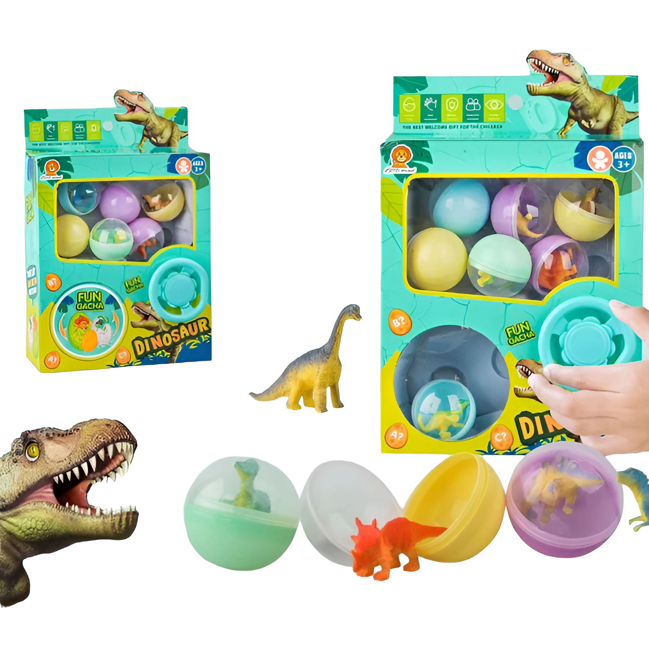 Dinosaur Gachapon Machine Set