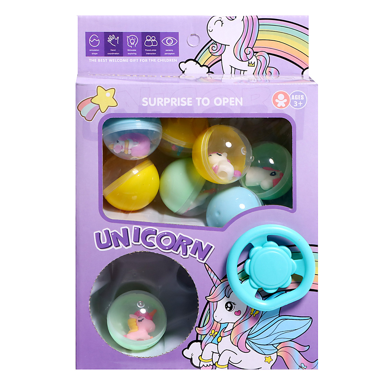 Unicorn Gachapon Machine Set