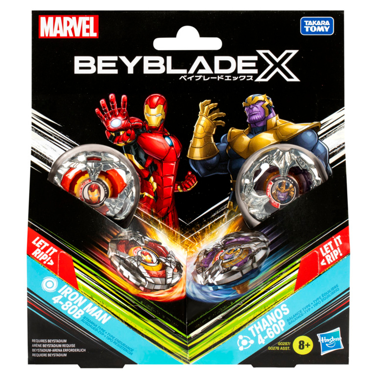 Beyblade x Marvel Collab Multipack