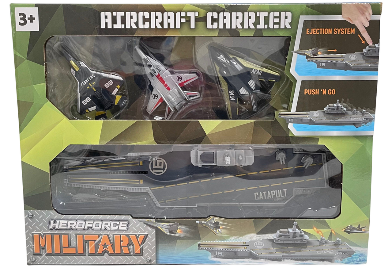 Heroforce Aircraft Carrier Jet Launcher Playset