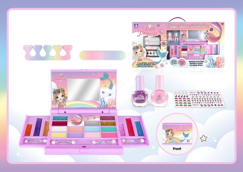 Sparkling Mermaid Mega Glam Girls Makeup Collection Beauty Kit