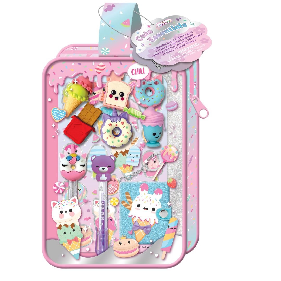 Cute Essentials Sweets Pencil Case Set