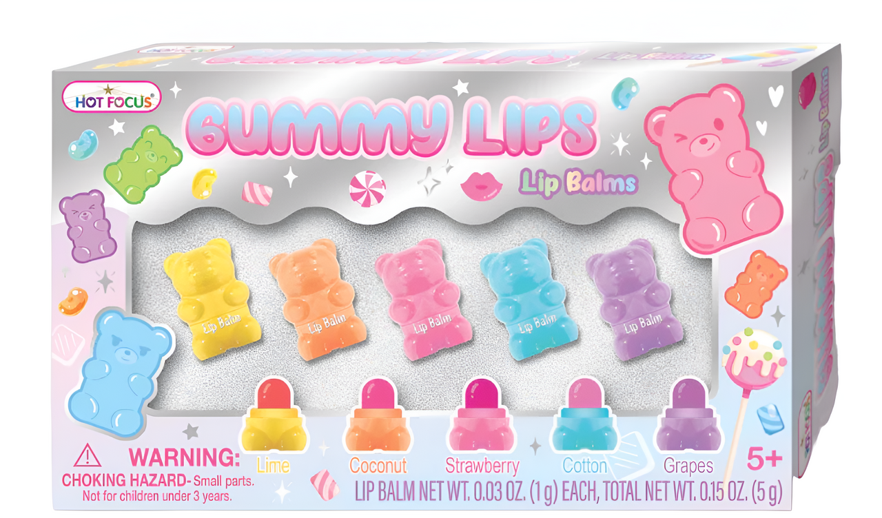 Hot Focus Gummy Lips 5-Pack Hot Focus Gummy Lips 5-Pack