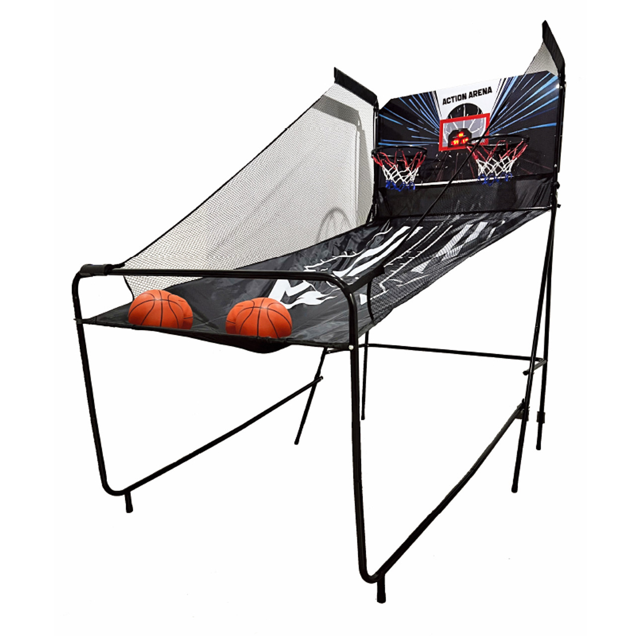 Metal Arcade Basketball Double Shot with Scorer