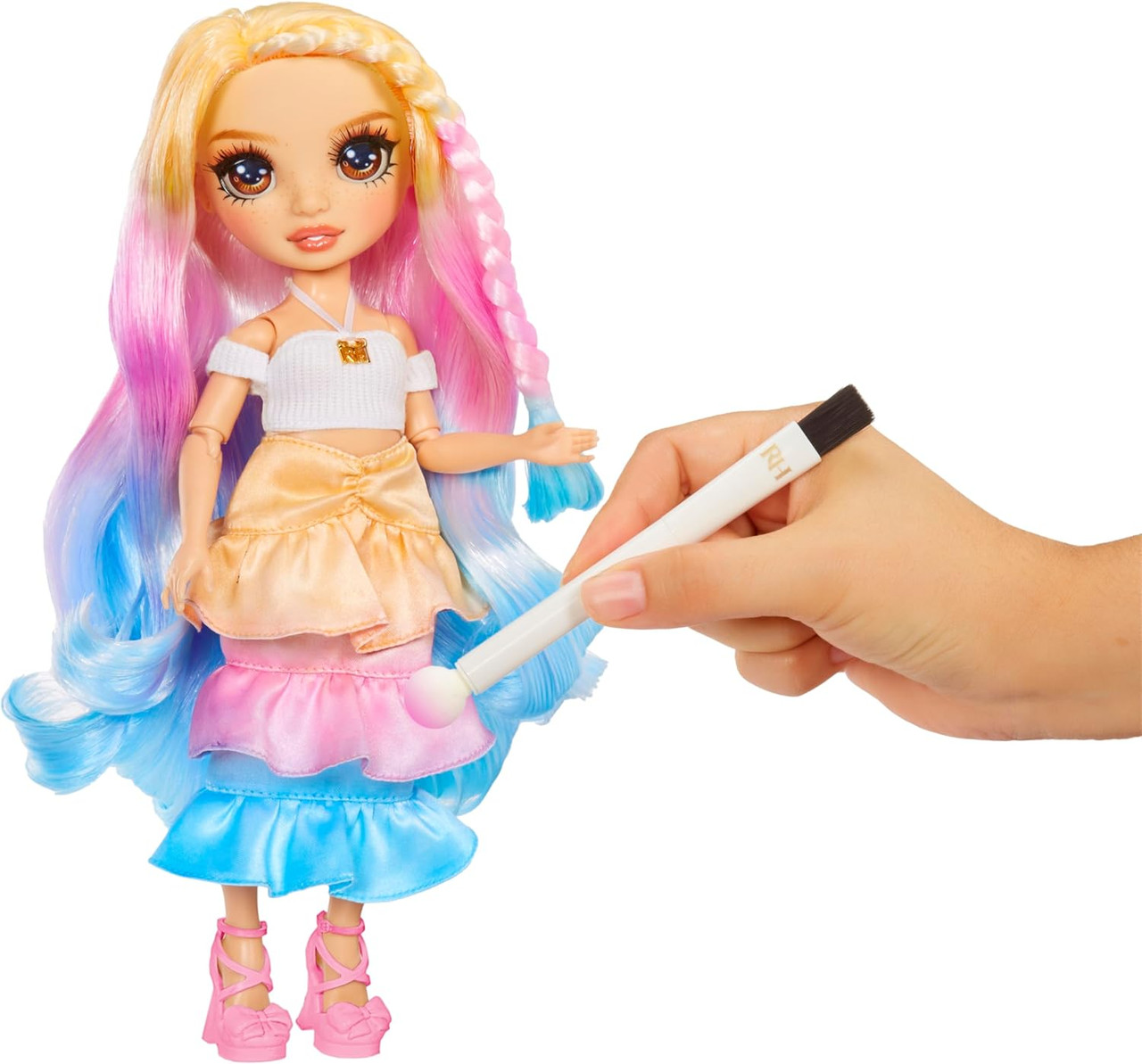 Rainbow High Watercolour & Create Fashion DIY Doll - Brown Eyes