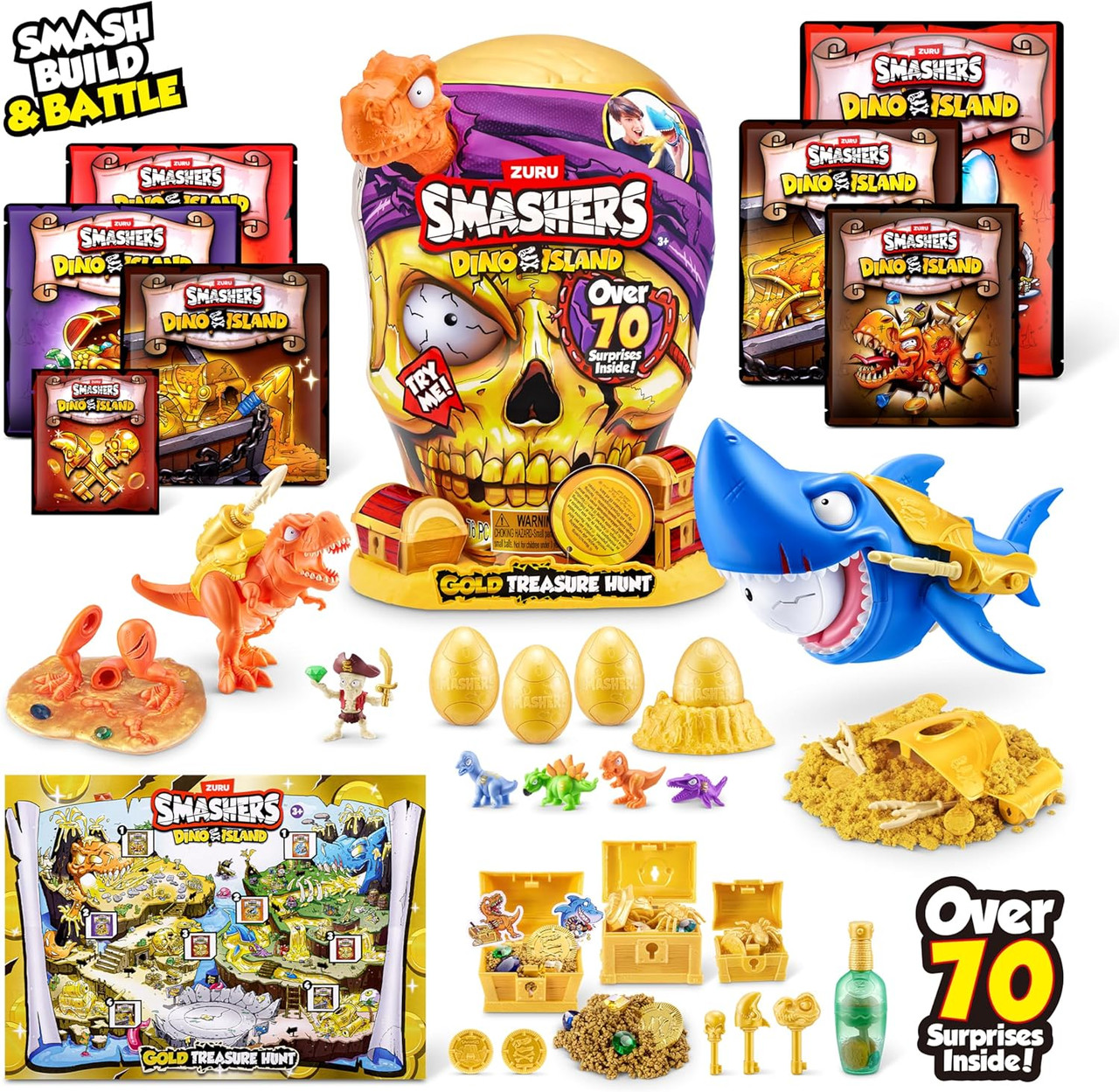 Smashers Dino Island Gold Treasure Hunt Smashers Dino Island Gold Treasure Hunt