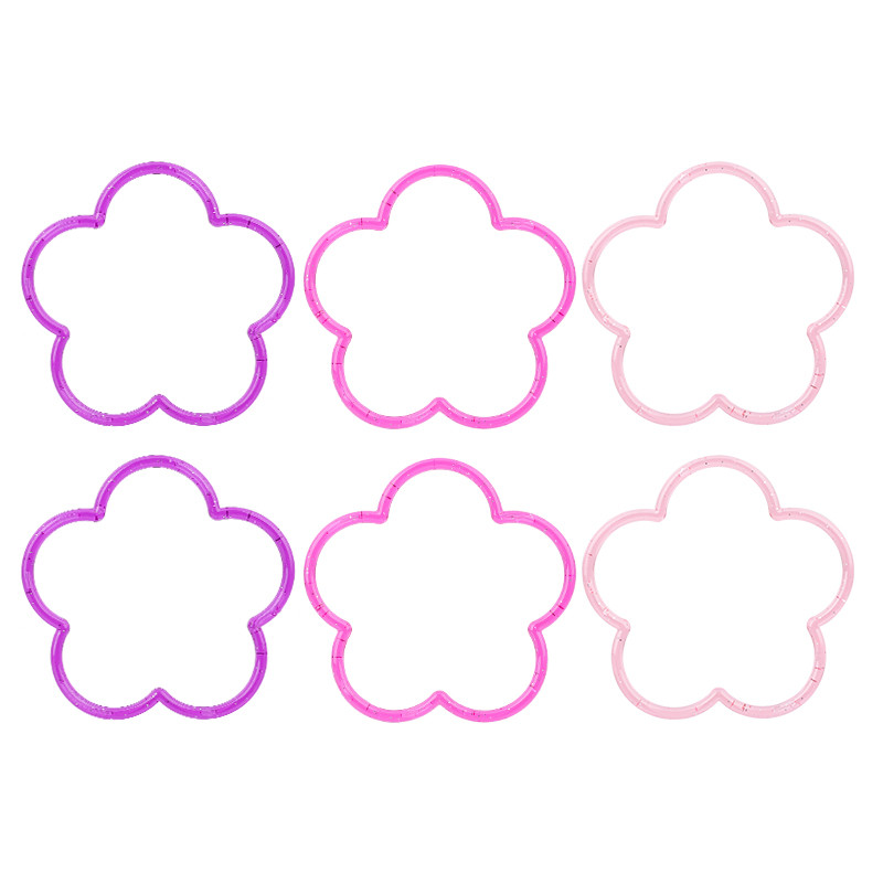 Flower Birthday Party Bracelets 6pcs