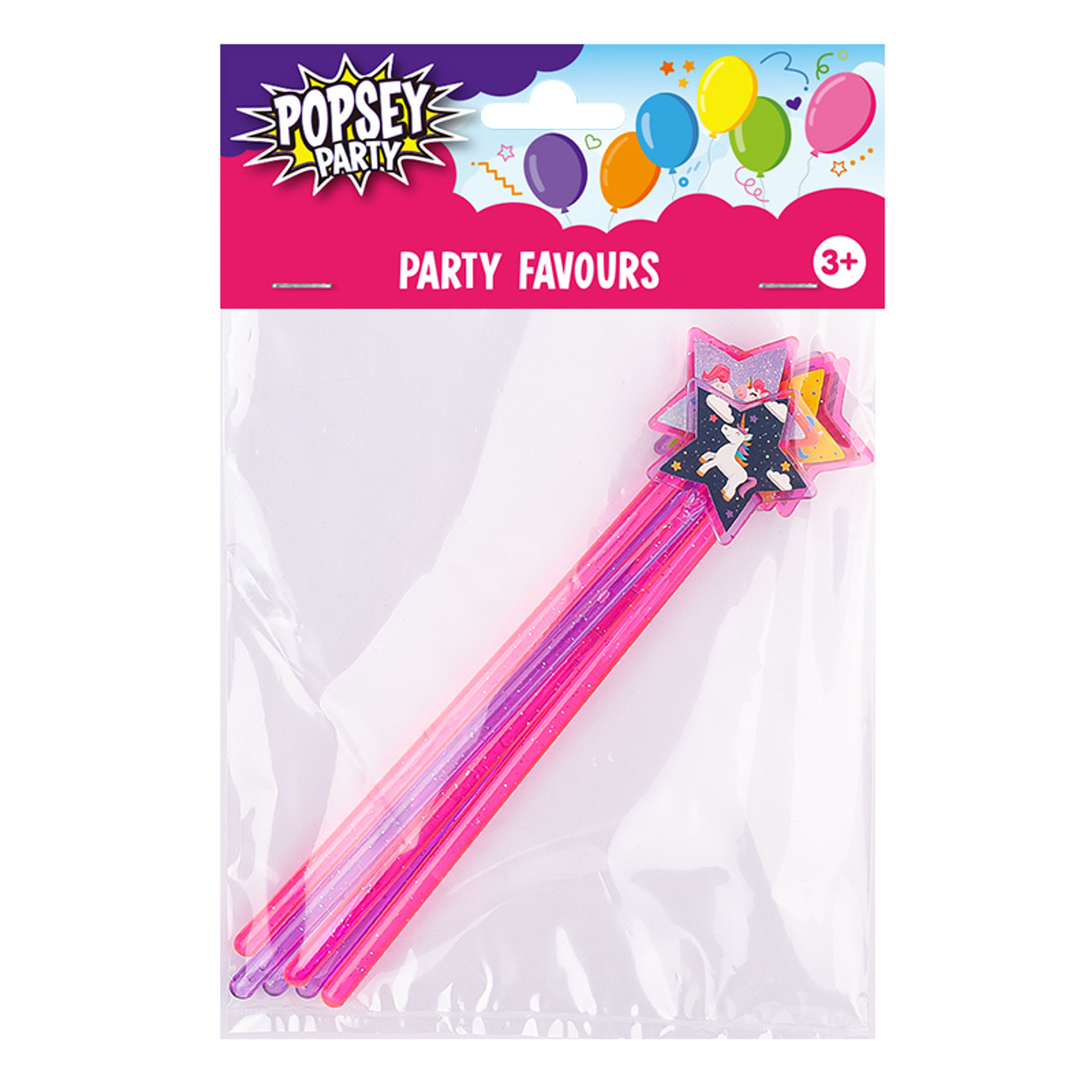 Unicorn Star Wand 6pcs