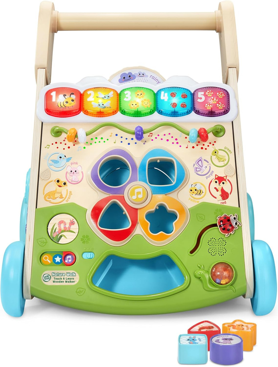 LeapFrog Nature Walk Touch & Learn Wooden Walker