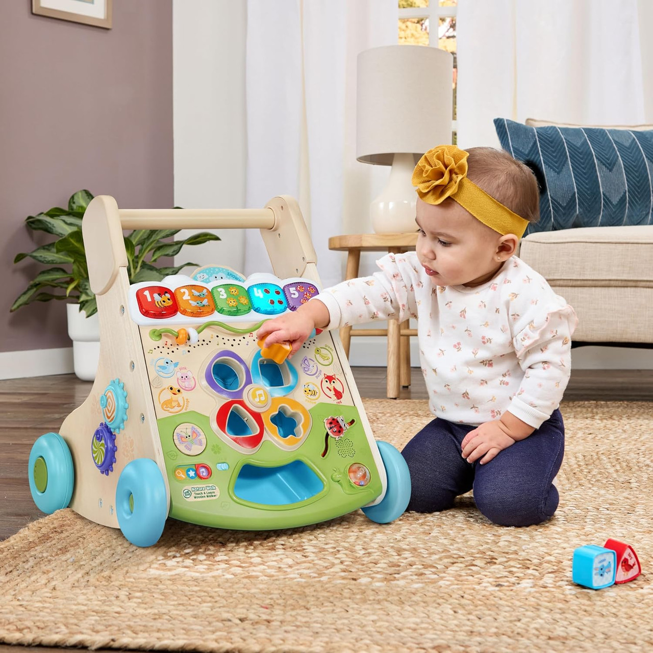 LeapFrog Nature Walk Touch & Learn Wooden Walker