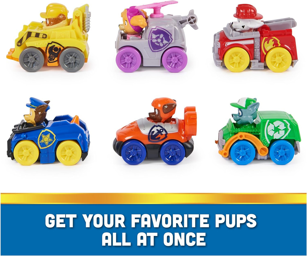PAW Patrol Pup Squad Racers 6-Pack Gift Set PAW Patrol Pup Squad Racers 6-Pack Gift Set